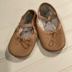 Big Girls Pink Size 10 American Ballet Theater Shoe Shoes Slippers Leather Tied